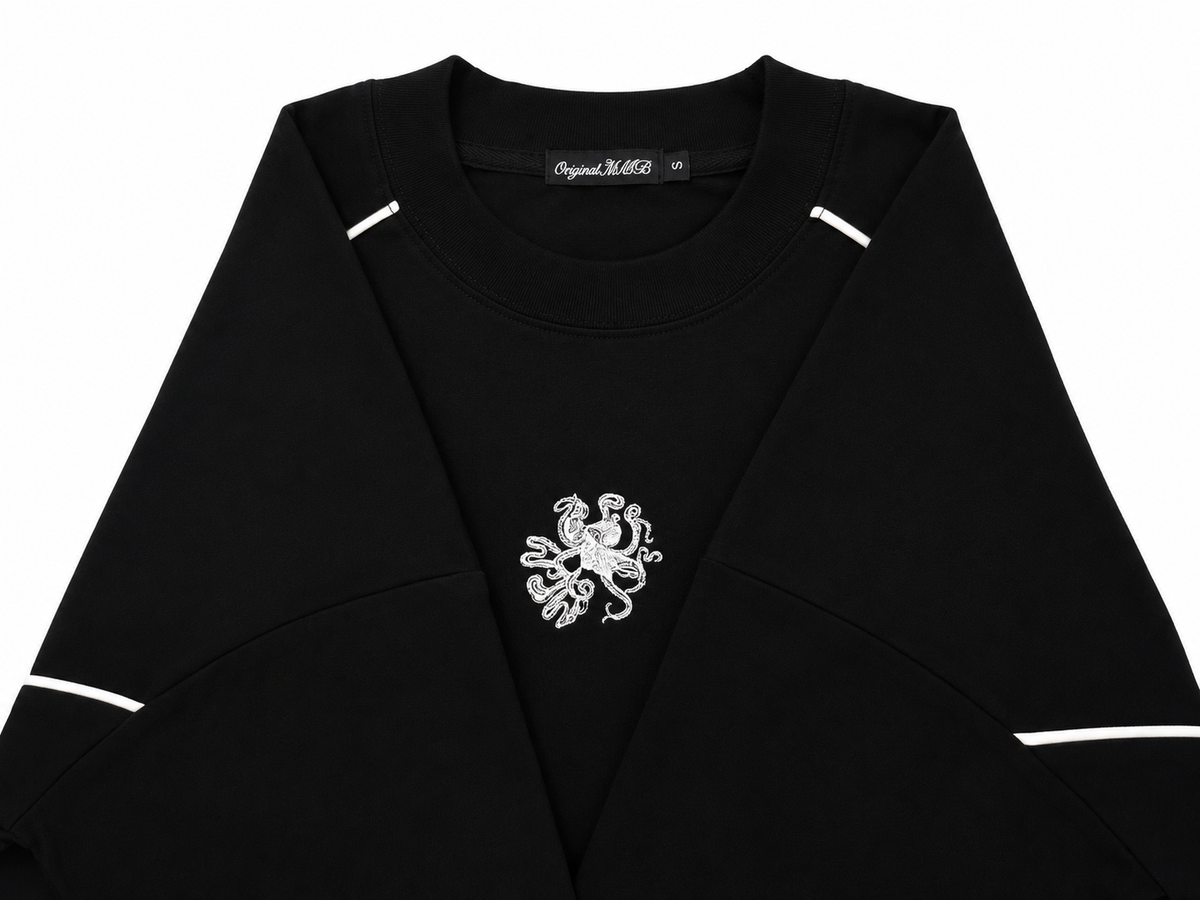 Members Octopus Comfort Tee Black