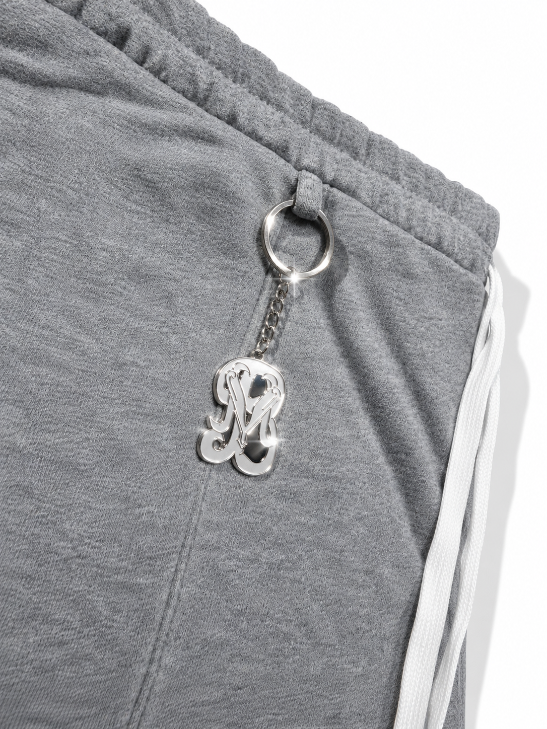 Members Signature Key Chain Grey