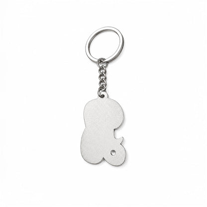 Members Signature Key Chain Grey
